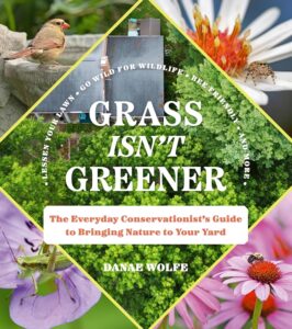 book cover of Grass Isn't Greener featuring flowers